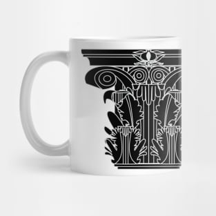 Corinthian-grenadian black capital Mug